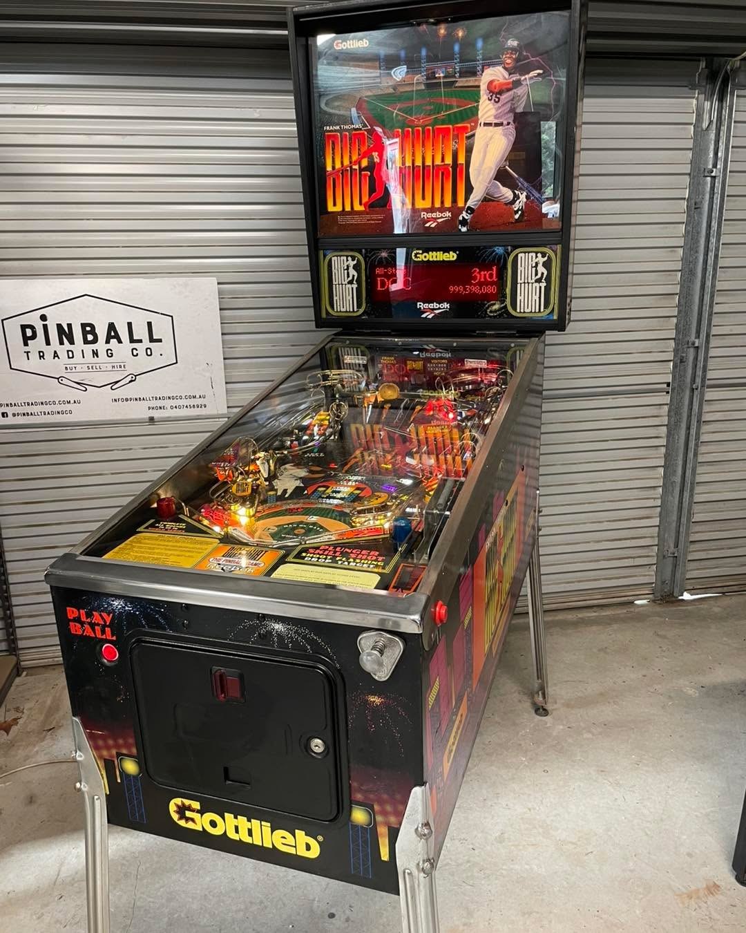 Frank Thomas' Big Hurt (Gottlieb, 1995) pinball machine sold for AU ...