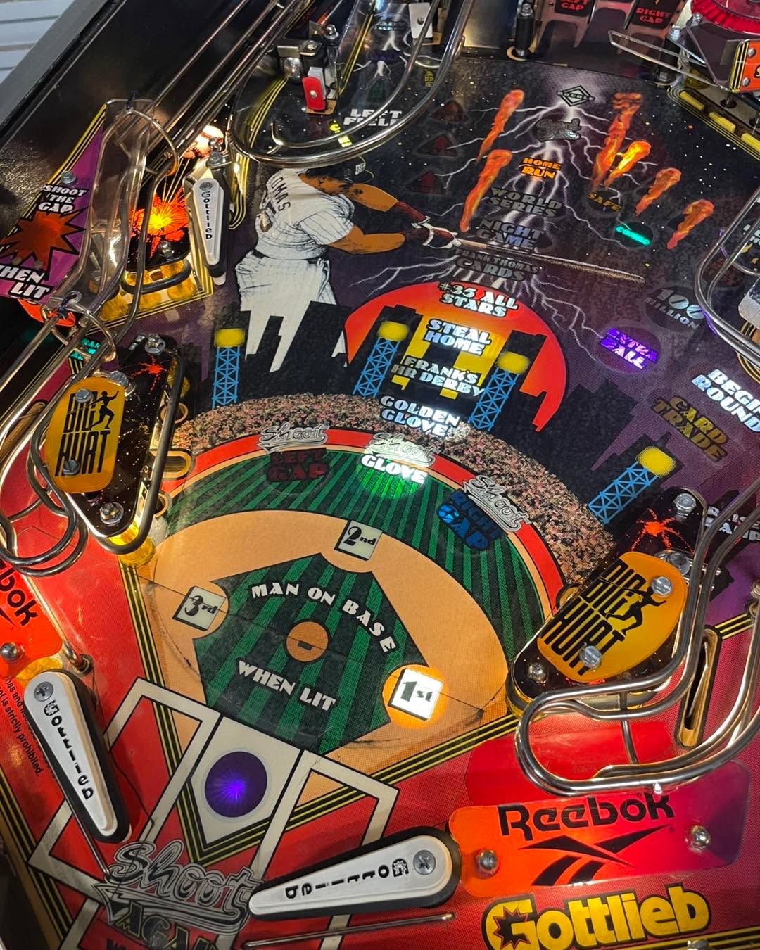 Frank Thomas' Big Hurt (Gottlieb, 1995) pinball machine sold for AU ...